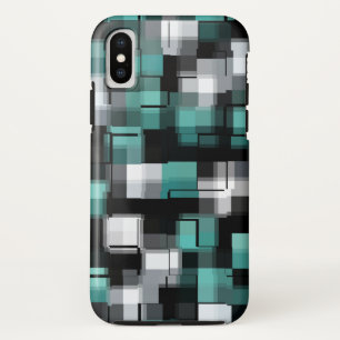 Case-Mate iPhone Case Tendance Turquoise Vert Bleu Noir Blanc Abstrait P