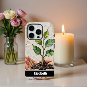Coques iPhone 16 Pro Tenir à la main un Plante de semis