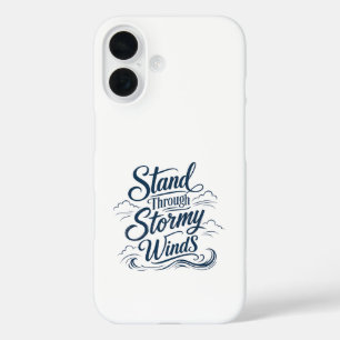 Coque Pour iPhone 16 Tenir face aux vents orageux iPhone / iPad nautiqu