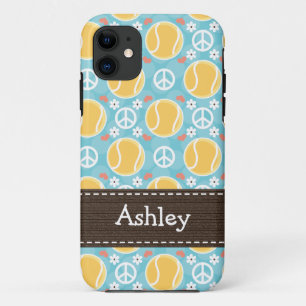 Coque iPhone 11 Tennis d'amour de paix