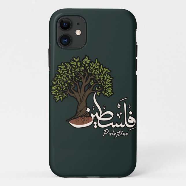 Coques Case-Mate iPhone Terme arabe palestinien avec Olivier palestinien (Dos)