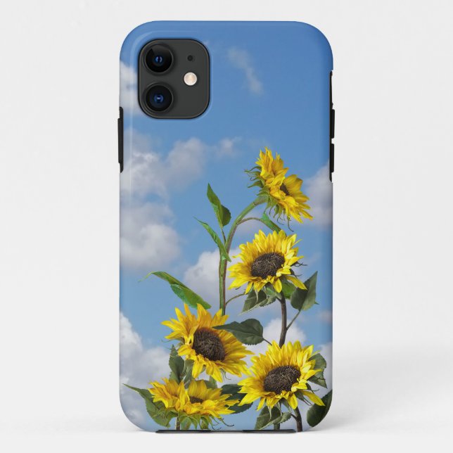 Coques Case-Mate iPhone Terrain de tournesol (Dos)