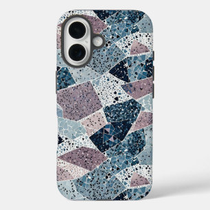 Coque Pour iPhone 16 Terrazzo Conception abstraite
