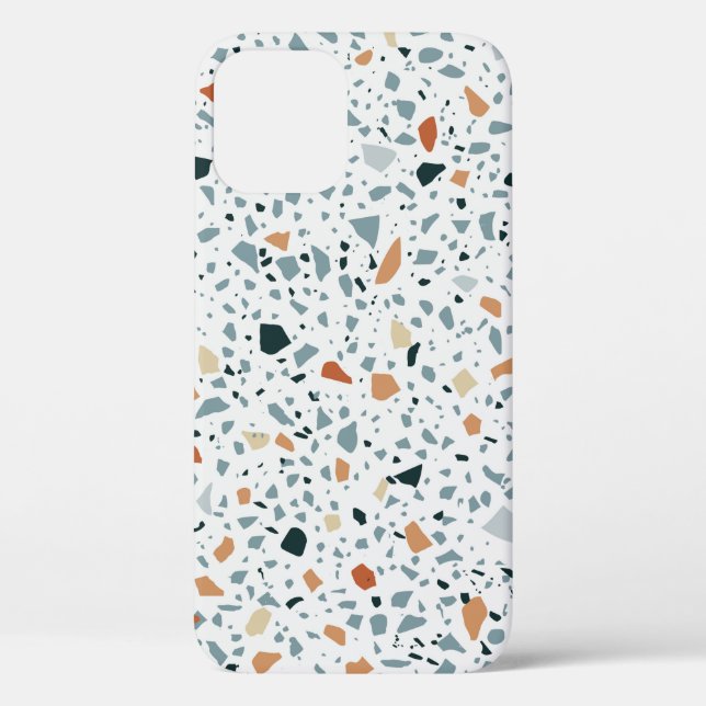 Coques Case-Mate iPhone Terrazzo sol marbre sans soudure patter artisanal (Verso)