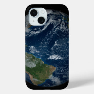 Coque Pour iPhone 15 Terre Avec Nuages Et Glace De Mer