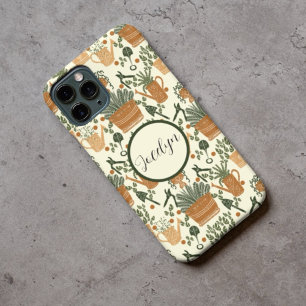 Case-Mate iPhone Case Terre en terre cuite et Plante vert : Amoureux des