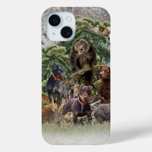 Coque Pour iPhone 15 Terrier de chasse allemand, Jagdterrier