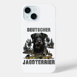 Coque Pour iPhone 15 Terrier de chasse allemand, Jagdterrier