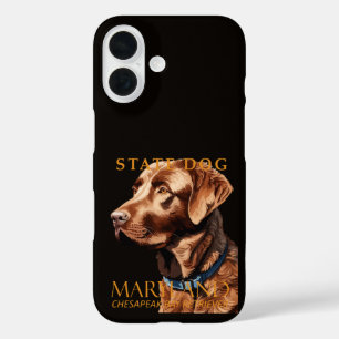 Coque Pour iPhone 16 Territoire du Maryland Chien Le Retriever