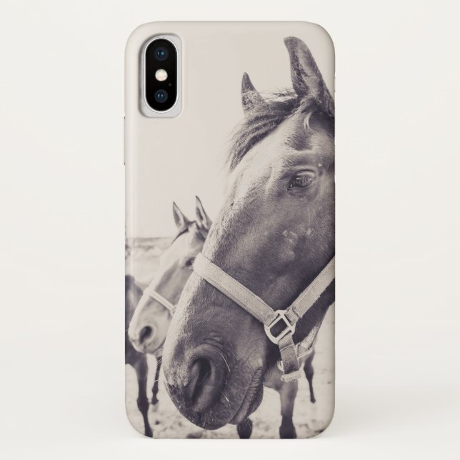 Coques Case-Mate iPhone Tête de cheval 011 (Dos)