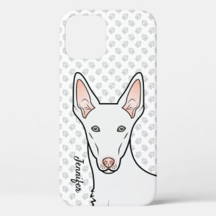 Case-Mate iPhone Case Tête de chien de dessin animé à poil court Ibizan 