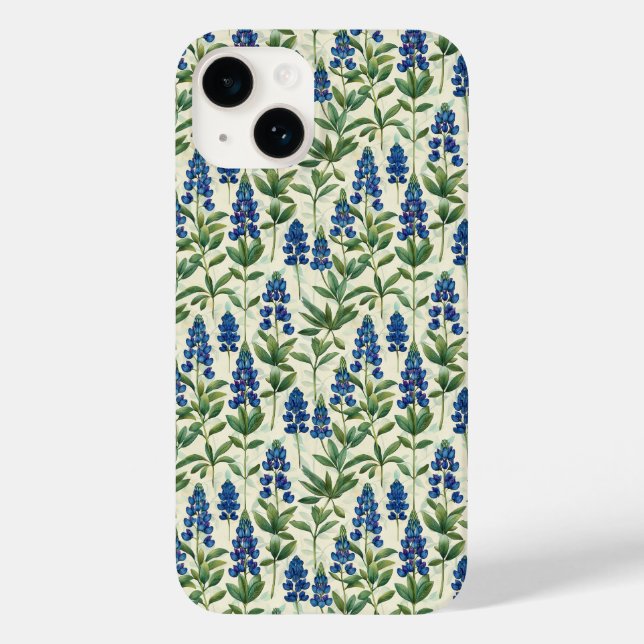 Coques Case-Mate iPhone Texas Blue Bonnet Flower Floral iPhone Case (Verso)