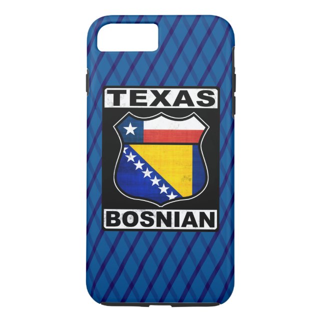 Coques Case-Mate iPhone Texas Bosniaque Américain (Dos)