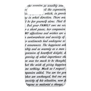 Coque iPhone 8/7 Texte de fierté et de préjudice