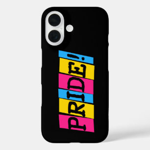 Coque Pour iPhone 16 Texte de fierté pansexuelle
