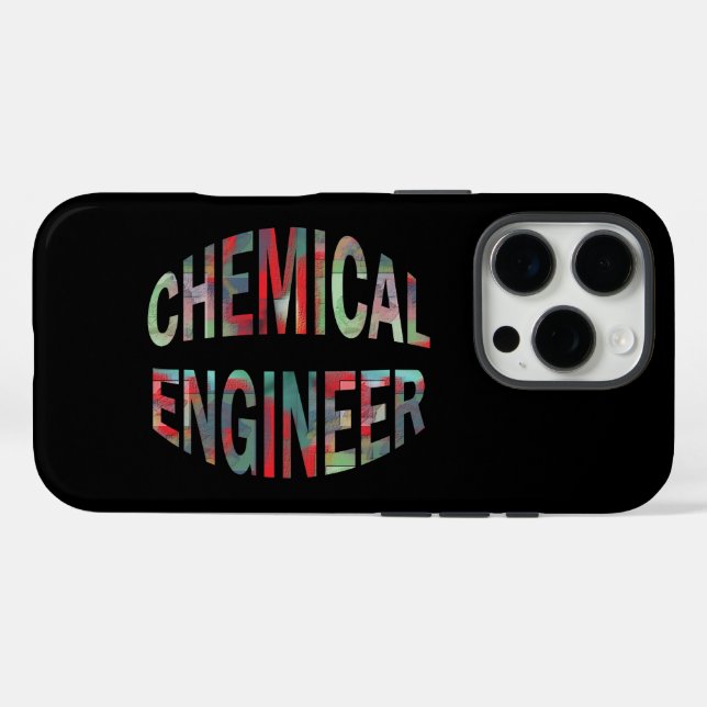 Coques Case-Mate iPhone Texte de l'ingénieur chimique en vol (Verso (horizontal))