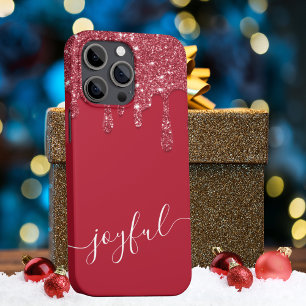 Case-Mate iPhone Case Texte ou nom personnalisé de la Parties scintillan