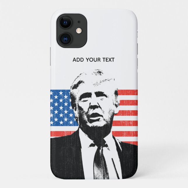 Coques Case-Mate iPhone Texte personnalisé de l'indicateur américain Donal (Dos)