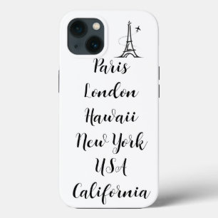 Case-Mate iPhone Case Texte personnalisé design moderne tendance paris n