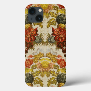 Etui iPhone 13 Textile avec un motif floral de répétition