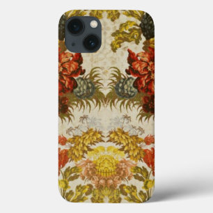 Etui iPhone 13 Textile avec un motif floral de répétition