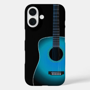 Coque Pour iPhone 16 Texture Arrière - plan de guitare