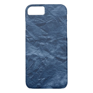Coque iPhone 7 texture bleu marine