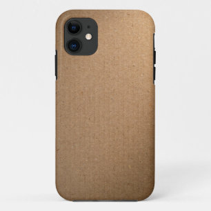 Etui iPhone Case-Mate Texture Brown de carton pour l'arrière - plan