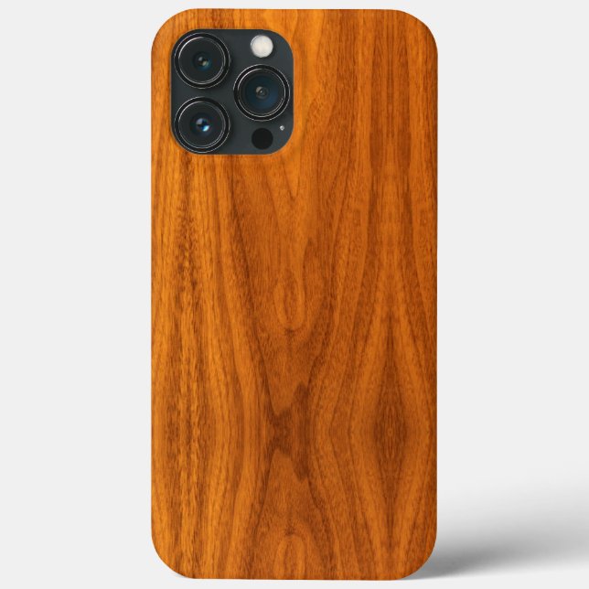 Coques Case-Mate iPhone Texture classique en teck nautique (Verso)