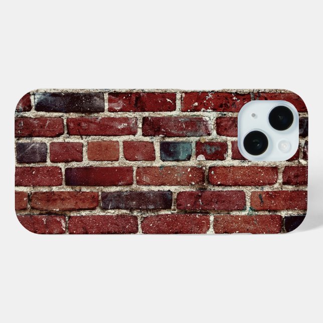 Coques Case-Mate iPhone Texture Cool de mur de briques (Verso (horizontal))