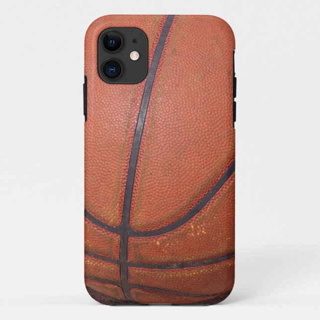 Coques Case-Mate iPhone Texture de basketball vieille Retro Worn (Dos)