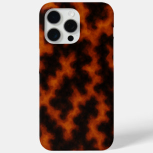 Coque iPhone 15 Pro Max Texture de lave ignée abstraite – Flamme de magma