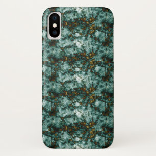 Etui iPhone Case-Mate Texture de marbre verte avec des veines