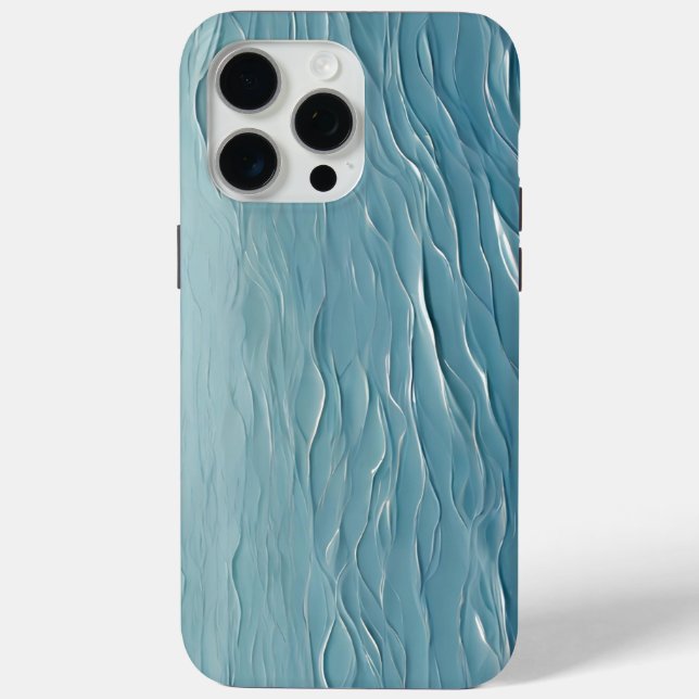 Coques Case-Mate iPhone 🌊 Texture d'eau apaisante pour un design moderne  (Verso)
