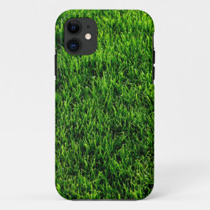 Coques Pour iPhone Texture d'herbe verte d'un terrain de football