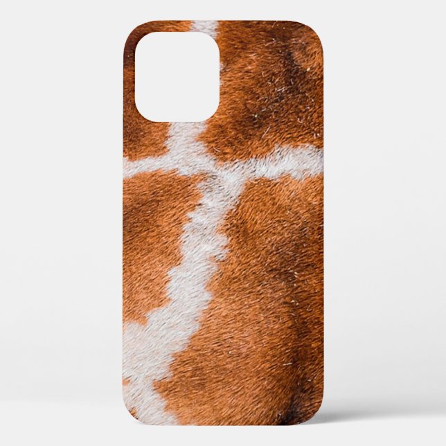 Coques Case-Mate iPhone Texture d'impression de girafe (Verso)