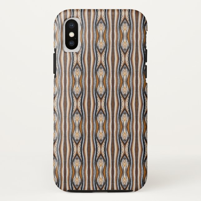 Coques Case-Mate iPhone Texture du noeud du grain de bois (Dos)