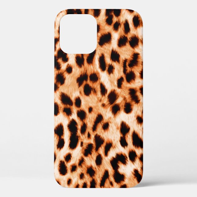 Coques Case-Mate iPhone texture Empreinte de léopard (Verso)