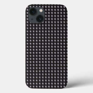 Etui iPhone 13 Texture en acier cloutée