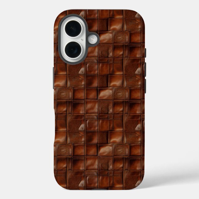 Coques Case-Mate iPhone Texture en cuir classique (Verso)