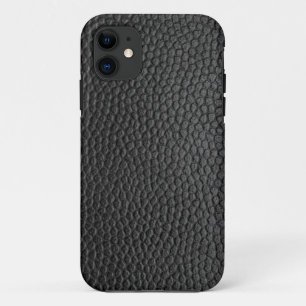 Case-Mate iPhone Case Texture en cuir noir