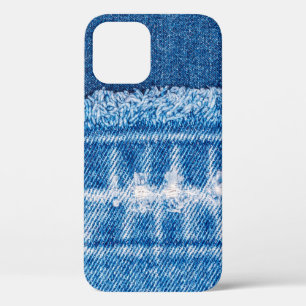 Case-Mate iPhone Case Texture en jean bleu