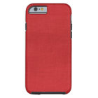 Texture en lin rouge