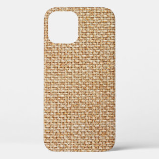 Case-Mate iPhone Case Texture en vichy tissu jaune vif.