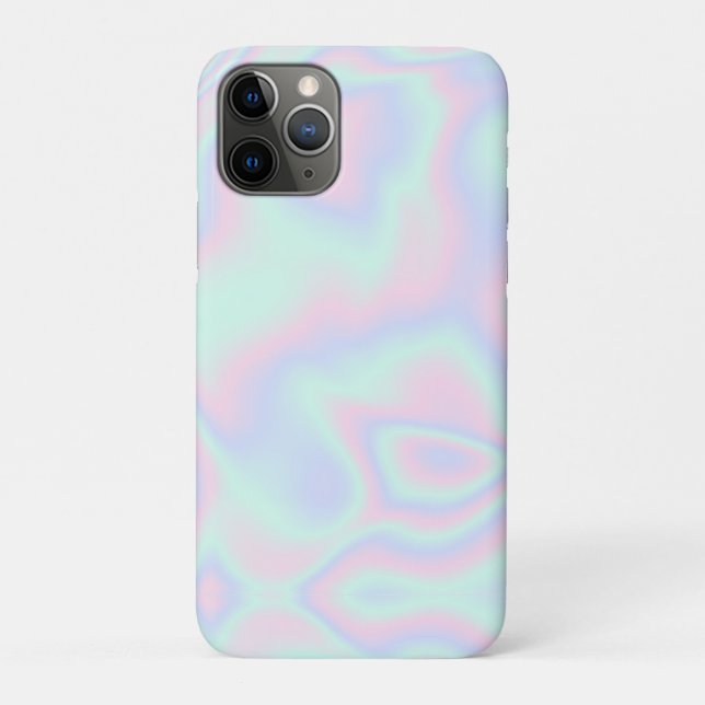 Coques Case-Mate iPhone Texture holographique Liquide Faux (Dos)