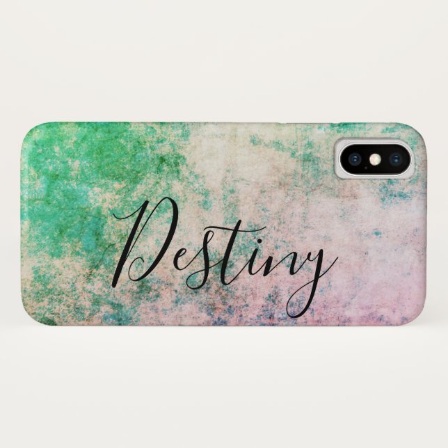 Coques Case-Mate iPhone Texture Moderne Grunge (Dos (Horizontal))
