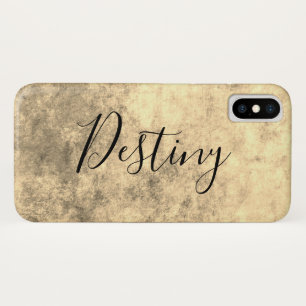 Case-Mate iPhone Case Texture Or doré Grungy