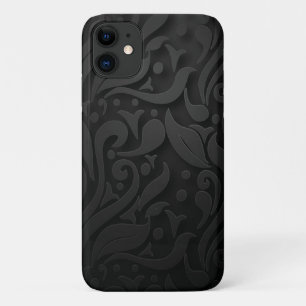Case-Mate iPhone Case texture ornementale noire Coque-Mate à peine là