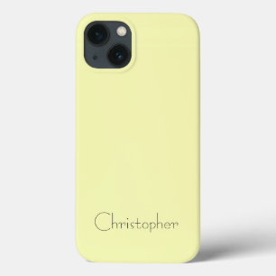 Case-Mate iPhone Case Texture radiale jaune clair personnalisée