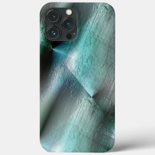 Case-Mate iPhone Case Texture rocheuse gris cyan souple avec détails num
